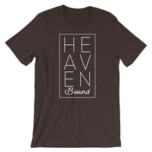 Load image into Gallery viewer, Heaven t-shirt Beauty Fashion Women Short Sleeve T-Shirt Blessed Arrow Letter Printed Solid Color 2019