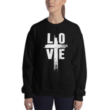 Load image into Gallery viewer, Christian Tees For Women | Love with Cross T Shirt | Women's Christian Tees | Women T Shirt | Christian T Shirts | Women's Shirts
