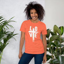 Load image into Gallery viewer, Christian T-shirts - T-shirts for Women Sayings - Ladies Top - Funny Shirts - Womens Graphic Tees - Shirts for Women - Mothers Day Gift, But He’s There With Us  Praise and Worship