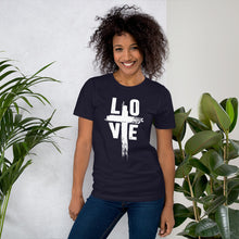 Load image into Gallery viewer, Christian T-shirts - T-shirts for Women Sayings - Ladies Top - Funny Shirts - Womens Graphic Tees - Shirts for Women - Mothers Day Gift, But He’s There With Us  Praise and Worship