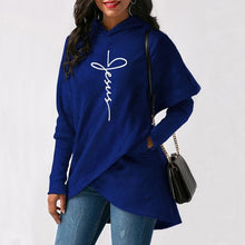 Load image into Gallery viewer, Jesus Print Pullover Hoodie