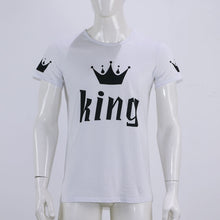 Load image into Gallery viewer, Matching Shirts for Couples | King Queen Couple O-neck Tops
