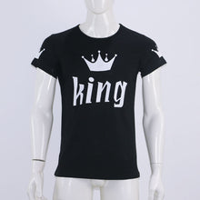 Load image into Gallery viewer, Matching Shirts for Couples | King Queen Couple O-neck Tops