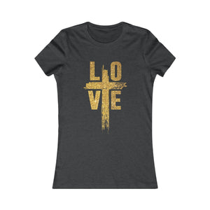 Love Premium Women T-Shirt [Gold Edition]