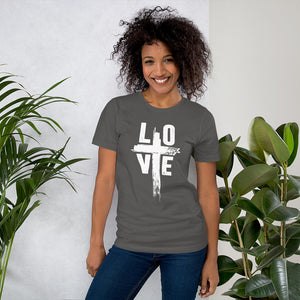 Christian Love T-Shirt with Cross - Tab4trends