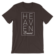 Load image into Gallery viewer, Heaven t-shirt Beauty Fashion Women Short Sleeve T-Shirt Blessed Arrow Letter Printed Solid Color 2019