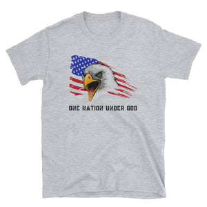 One Nation Under God Premium T-Shirt - Faith For Hearts | Christian shirts for men