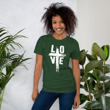 Load image into Gallery viewer, Christian T-shirts - T-shirts for Women Sayings - Ladies Top - Funny Shirts - Womens Graphic Tees - Shirts for Women - Mothers Day Gift, But He’s There With Us  Praise and Worship