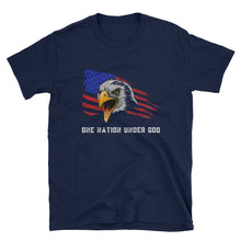 Load image into Gallery viewer, One Nation Under God Premium T-Shirt - Faith For Hearts | Christian shirts for men